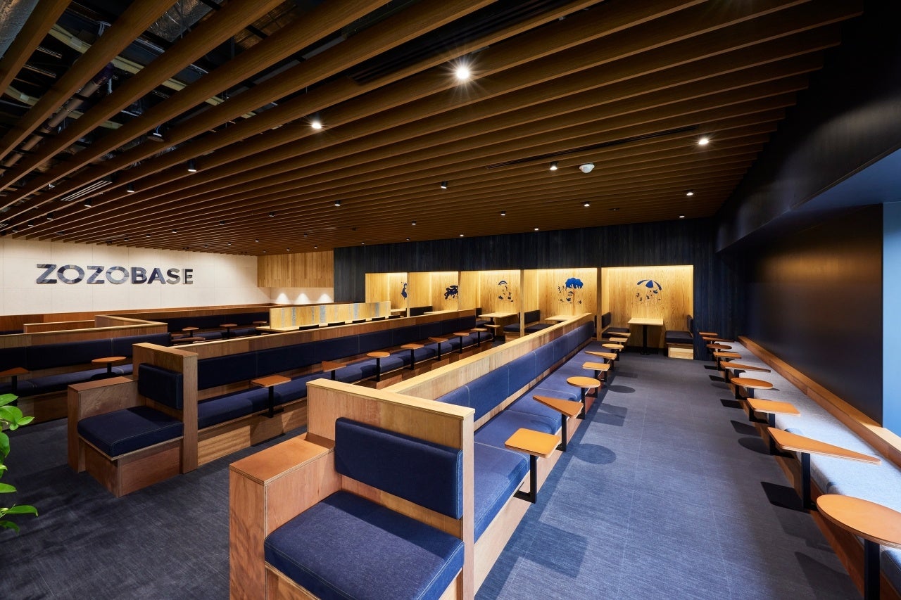 デザイン性が高く快適な、2つの休憩室（1F デニム）