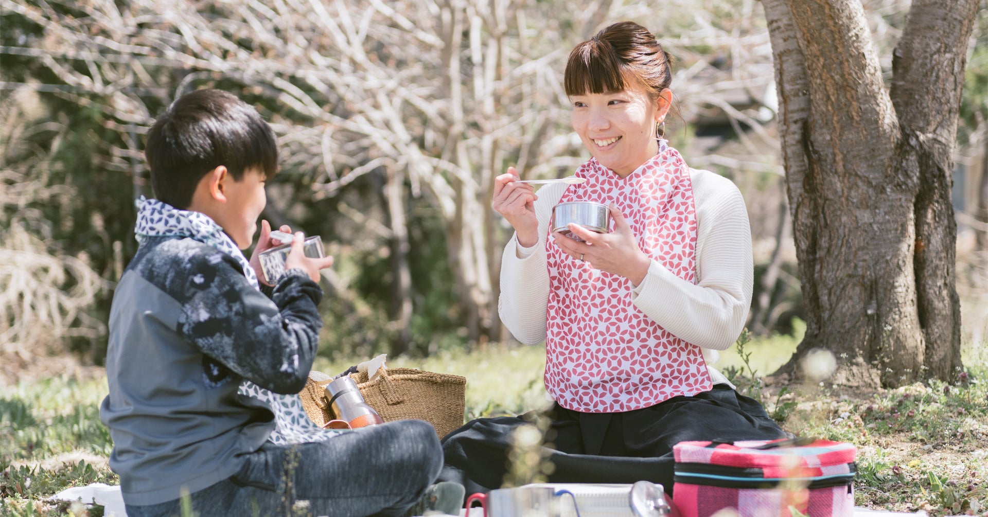 アウトドアでのお食事の際に