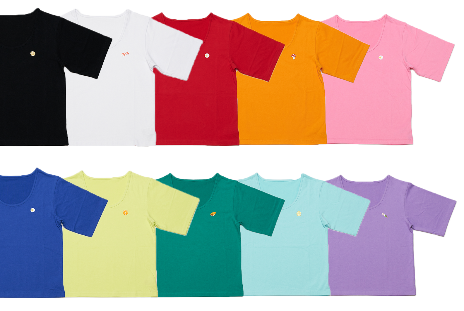 ■ワンポイントTシャツTシャツカラー