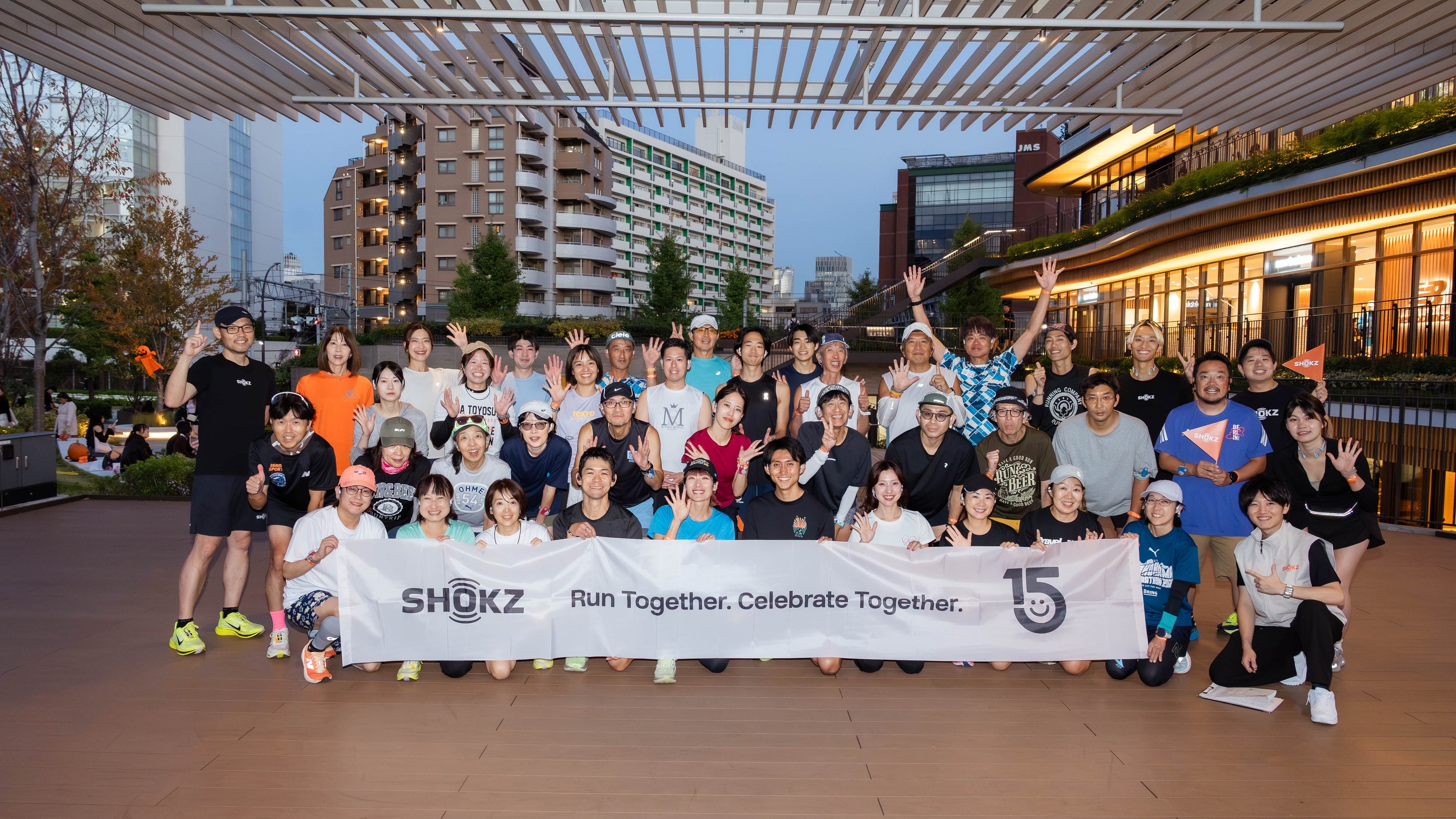 Shokz、ブランド15周年を記念したランニングイベント「Shokz Birthday Run」を開催！