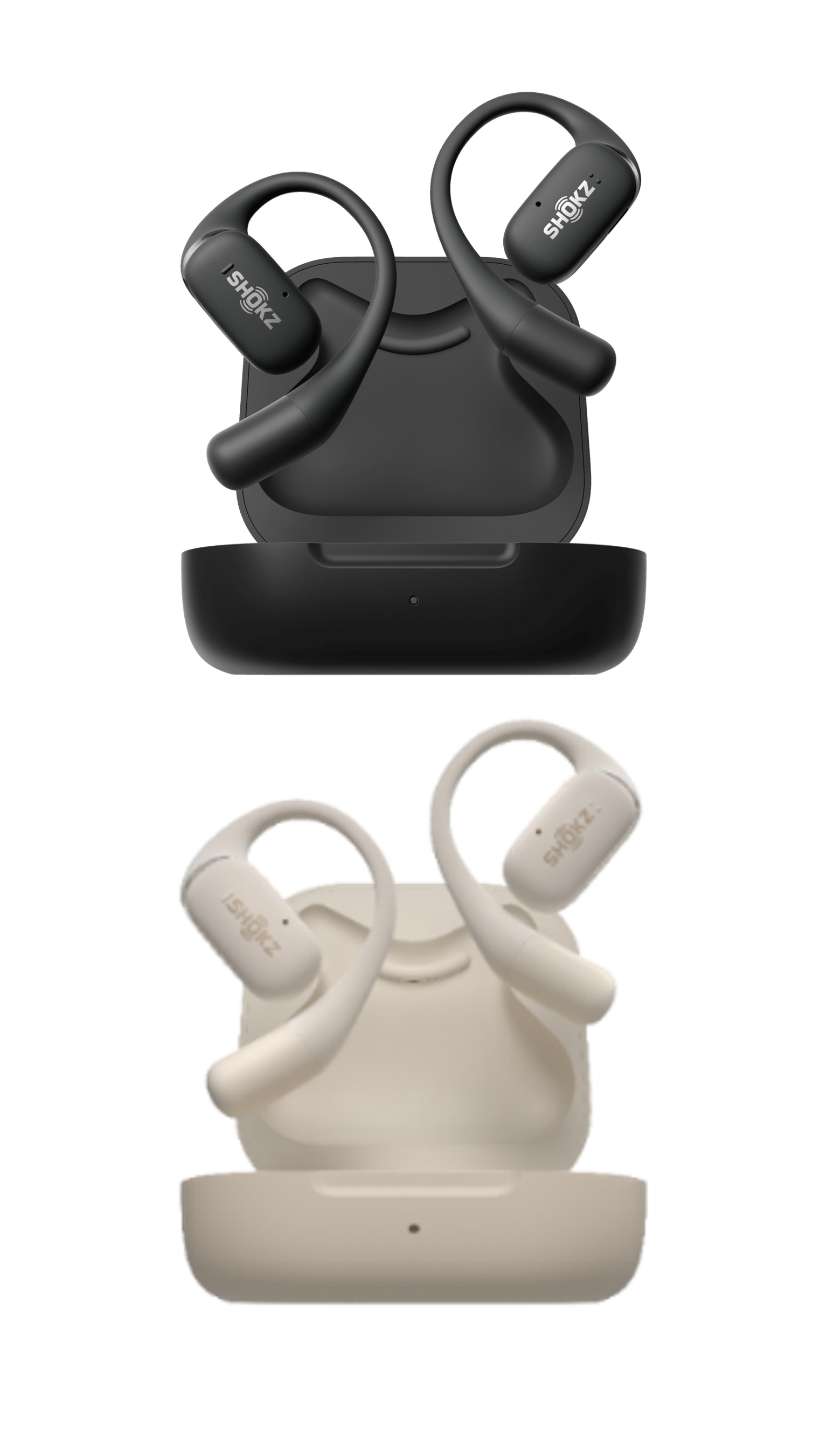 【SHOKZ】オープンイヤー型.骨伝導イヤフォン　美品　黒　箱有　24年６月購入 オープンイヤー型イヤホンShokzの究極の心地よさを追求した