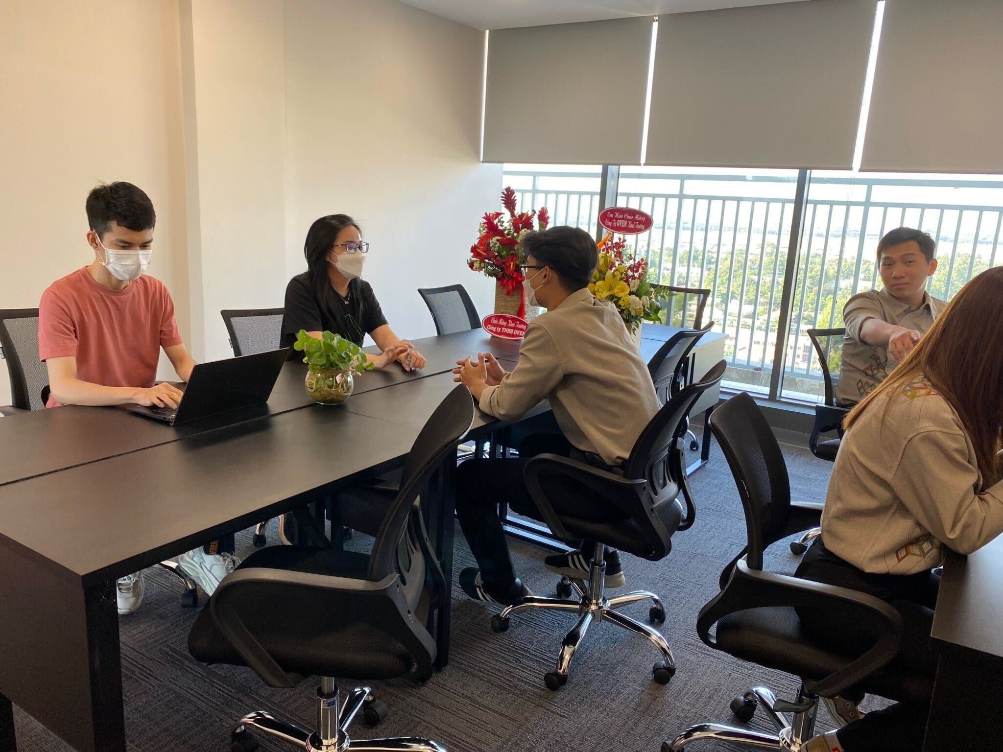 OVEN社・ホーチミンオフィスの様子