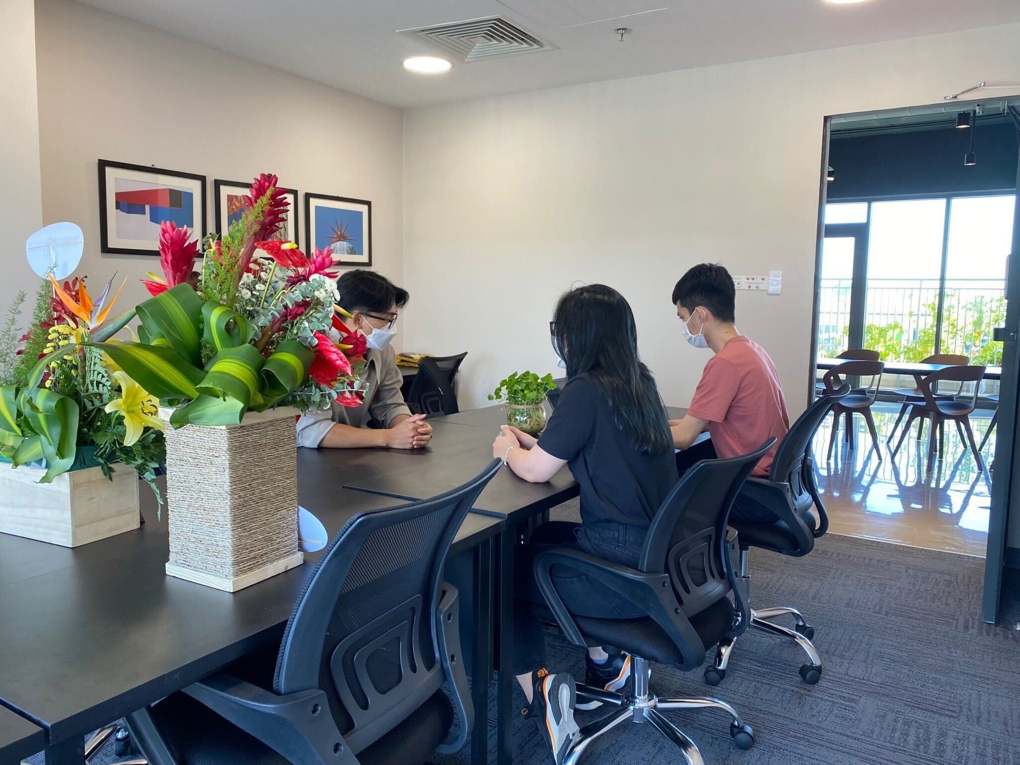 OVEN社・ホーチミンオフィスの様子（2）