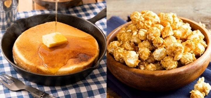 盛り上がること間違いなし！スキレットで作るパンケーキとマシュマロで作るキャラメルポップコーン！