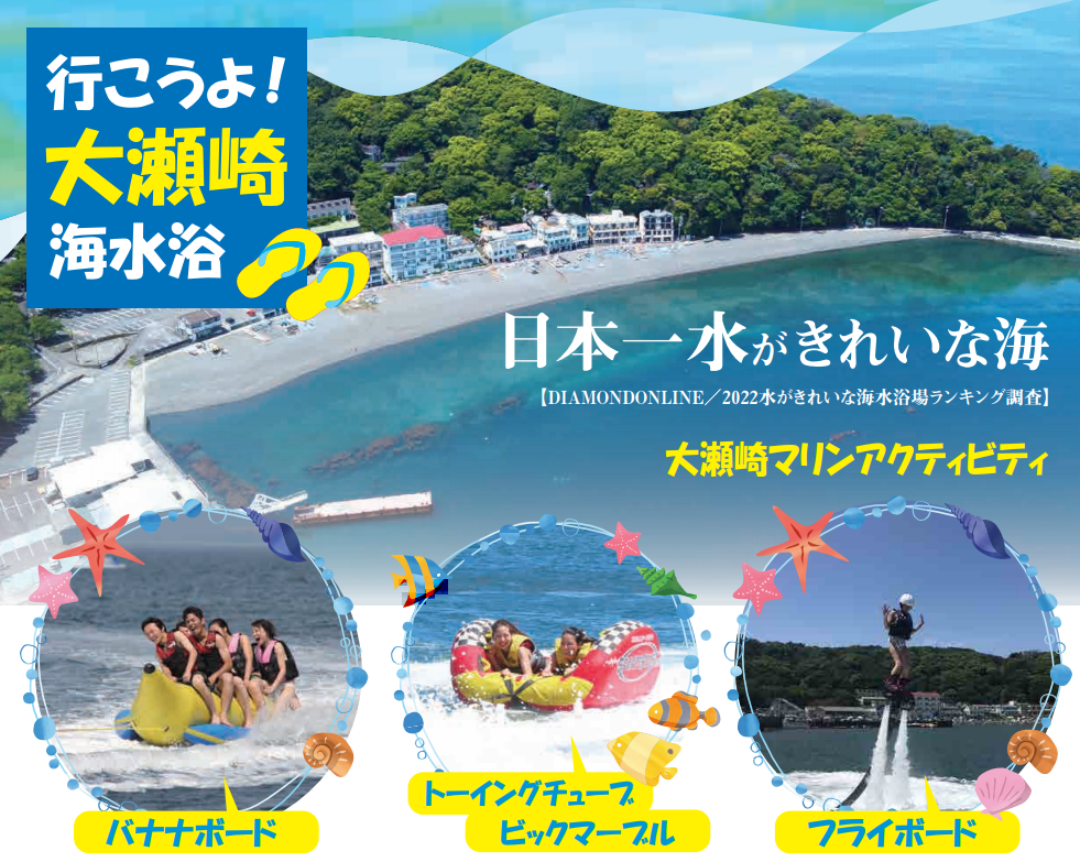 ＜大瀬：沼津唯一のバナナボート＞