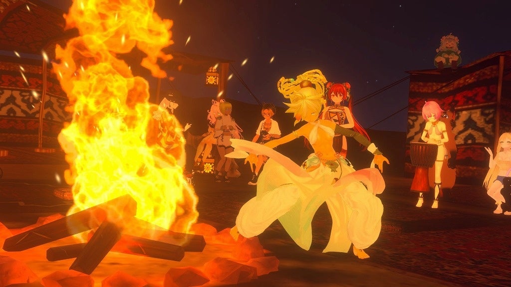 『焚火を囲んでみんな野生に返るひと時』 （投稿者：damakoko氏）