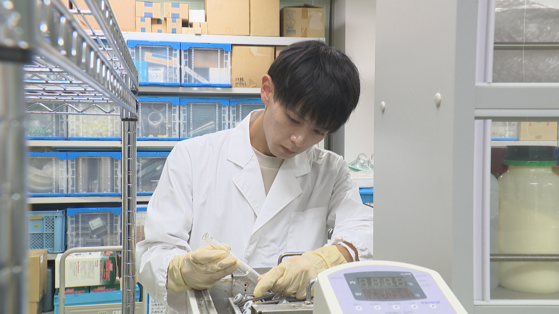 第１回目放送（福島工業高等専門学校）のワンシーン