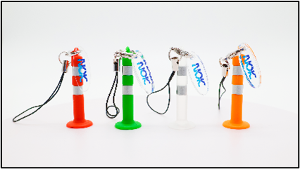 ミニ「ポストコーン」ストラップ４種