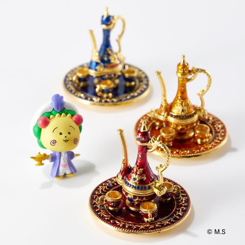 星空とランプを持つコジコジを、宝石のようなガラス絵で描いた 星空とランプを持つコジコジを、宝石のようなガラス絵で描いた