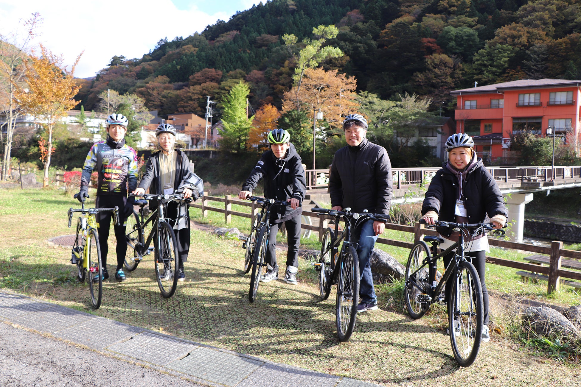早朝サイクリング
