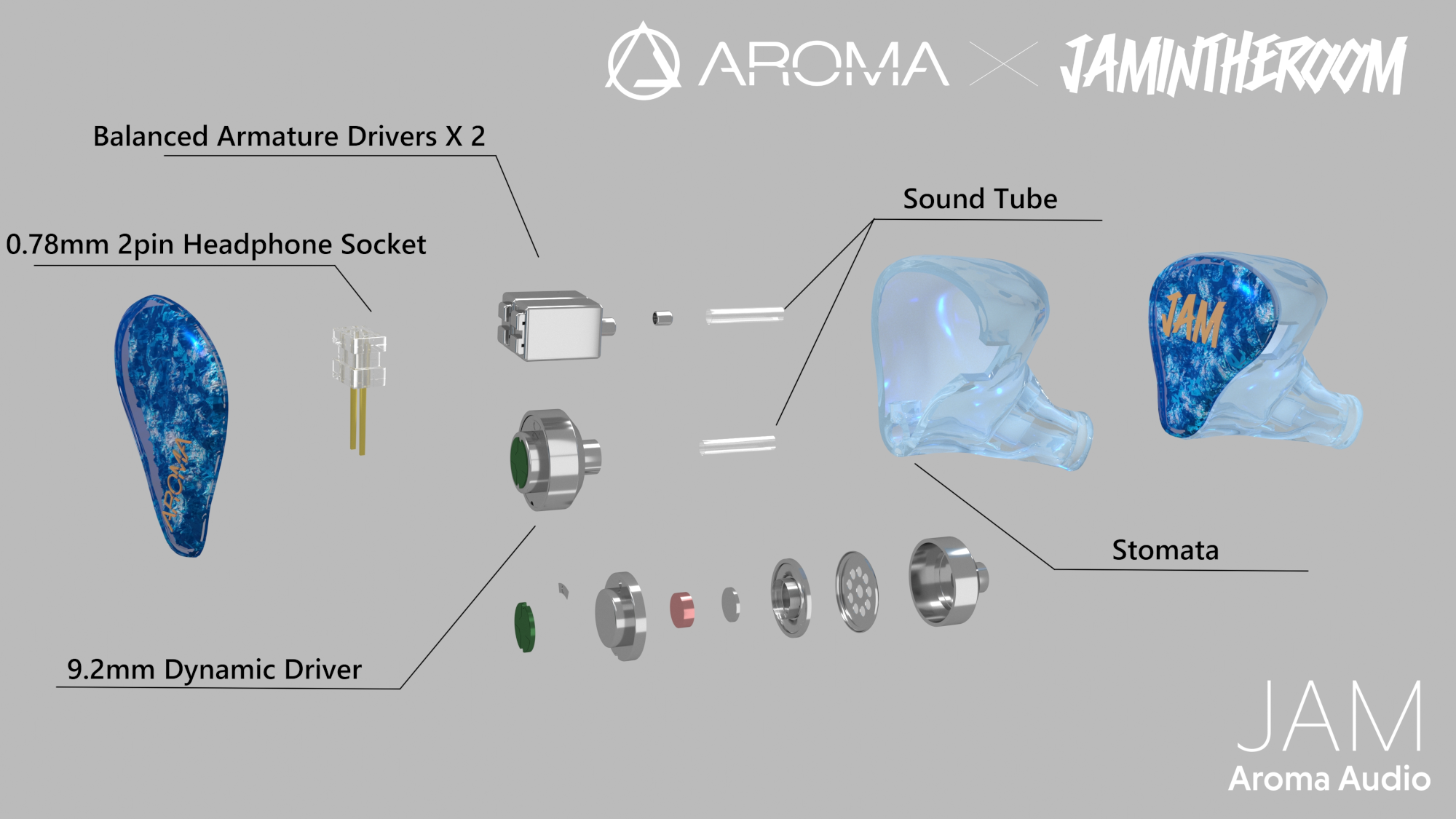 AROMA Audio 新イヤホン2機種 ”AROMA Audio JAM”、”AROMA Audio NEO