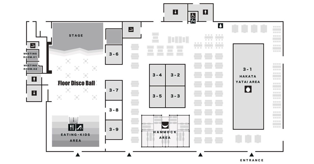 【Gourman’s(グルマンズ)】フロアマップ