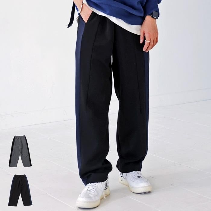 配色ラインパンツ ¥3960