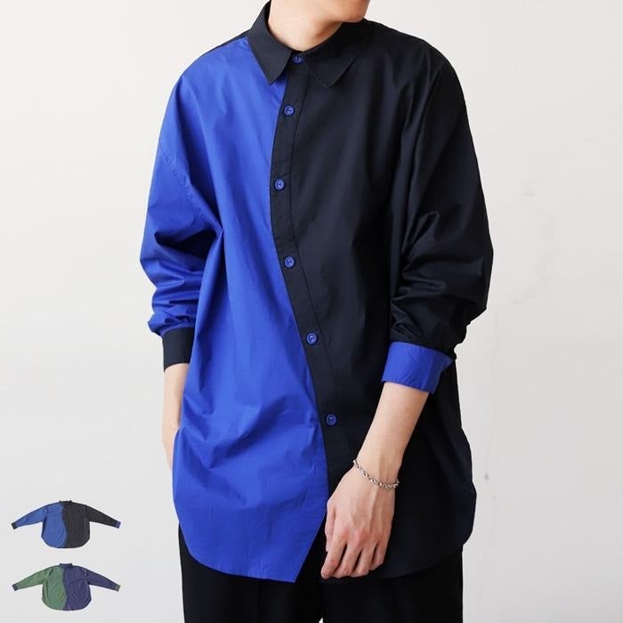 バイカラーシャツ ¥5940