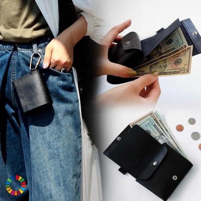 本革ミニ財布 ¥8800