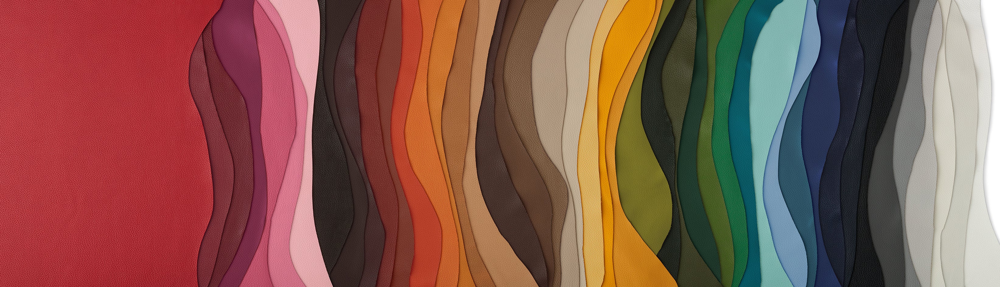 様々なスタイリングを可能にする45色展開