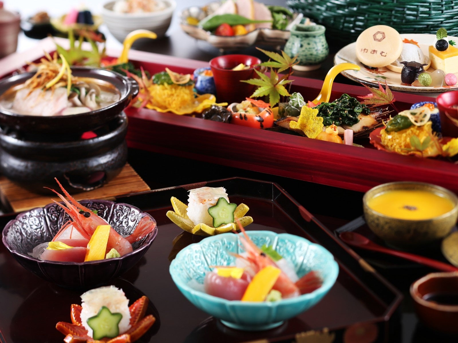 夕食（2023秋のスタンダード会席イメージ）