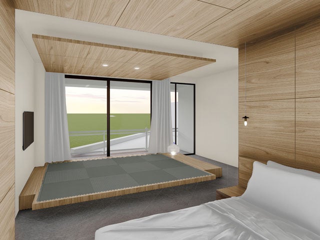 展望風呂付エグゼクティブツイン「うつしみ」