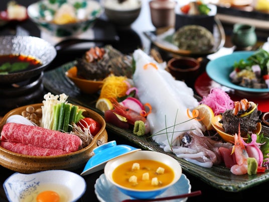 兵庫・湯村温泉「湧泉の宿ゆあむ」、白イカ姿造り・アワビ・但馬牛・但馬鶏が愉しめる夏の贅沢/特選グルメプランを販売【2025年6月13日(金)~9月4日(木)】 兵庫・湯村温泉「湧泉の宿ゆあむ」、白イカ姿造り・アワビ・但馬牛・但馬鶏が愉しめる夏の贅沢/特選グルメプランを販売【2025年6月13日(金)~9月4日(木)】