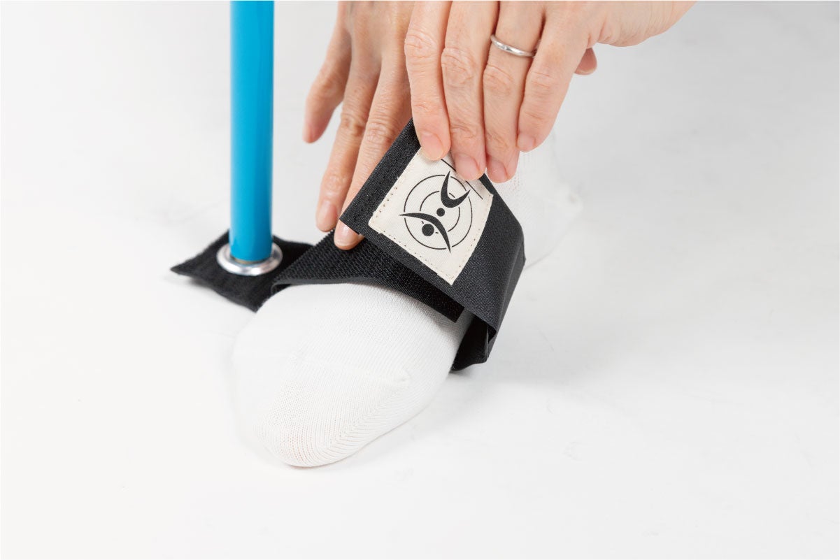 アブミをはめている状態