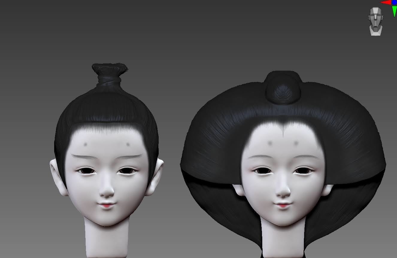 顧客アンケートをもとに弊社デジタル技術で描いた顔