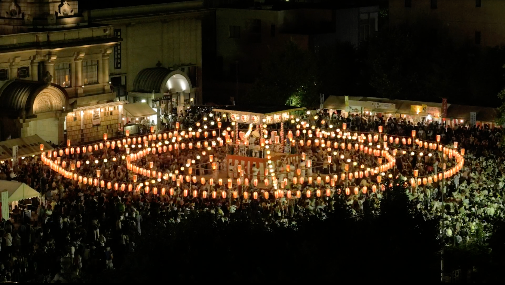 新動画『ある夜の盆おどり（早送り）』
