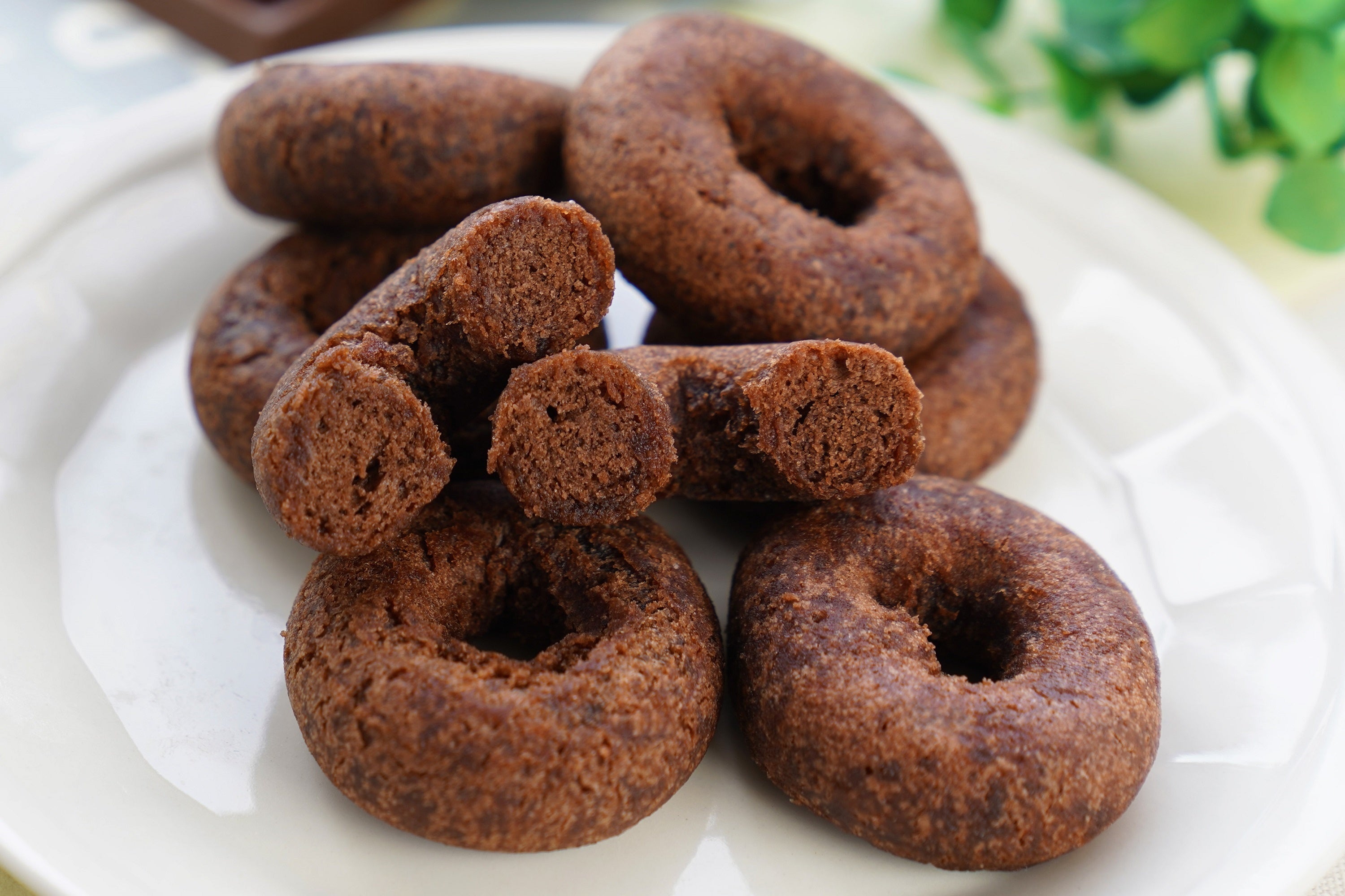 ミルクチョコドーナツ　盛り付け例