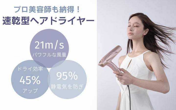 軽量だから持ち運びも便利!頼もしい超大風量を持っている人気速乾型 軽量だから持ち運びも便利!頼もしい超大風量を持っている人気速乾型