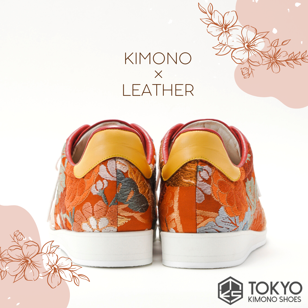 ふるさと納税 東京都 台東区 着物スニーカー Xesole〜KIMONO sneaker from TOKYO(サイズ：22.5cm、デザイン：ベルクロ、カラー：ネイビー) 22.5cm　ベルクロ　…