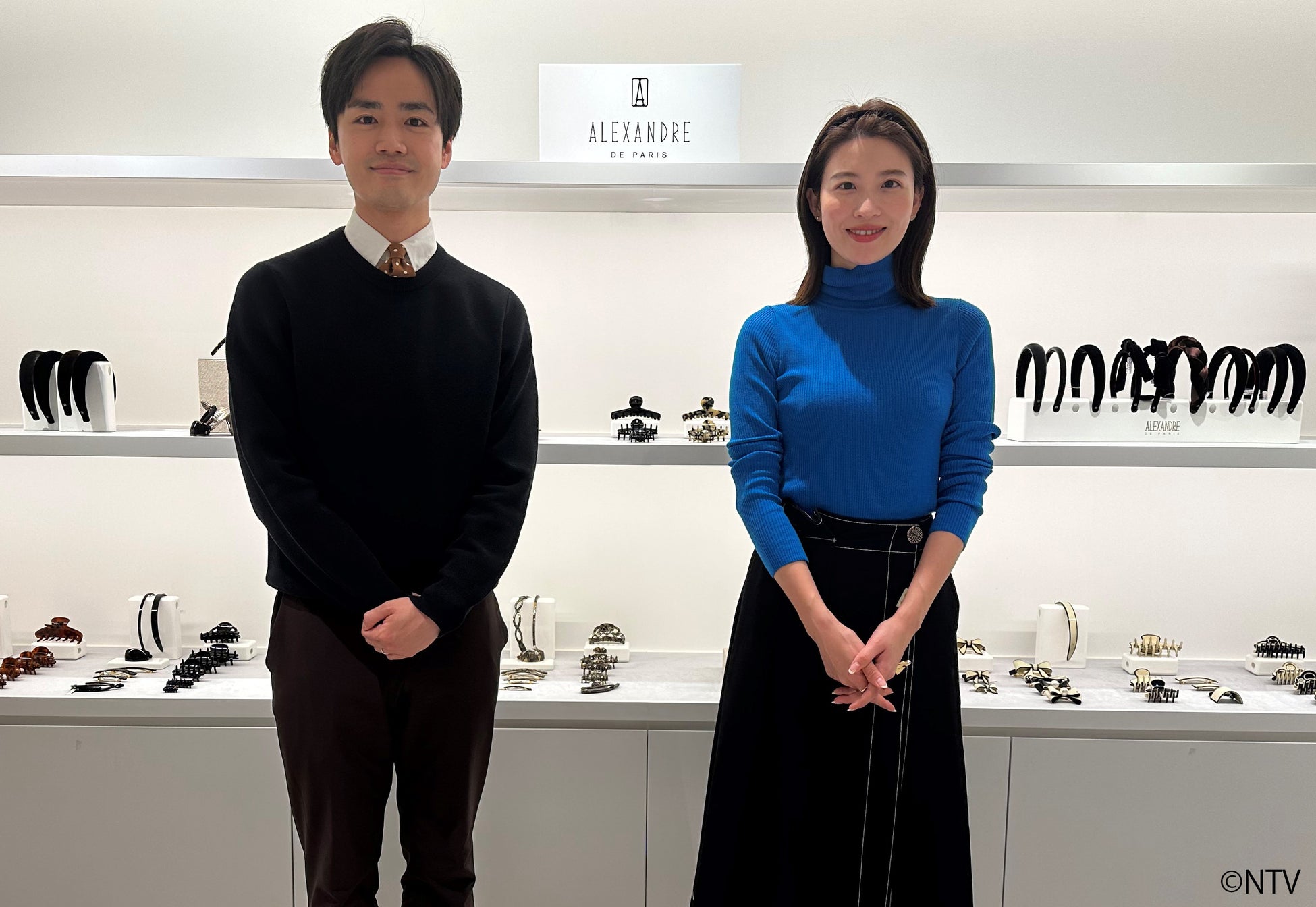 日本テレビアナウンサー 川畑一志・郡司恭子