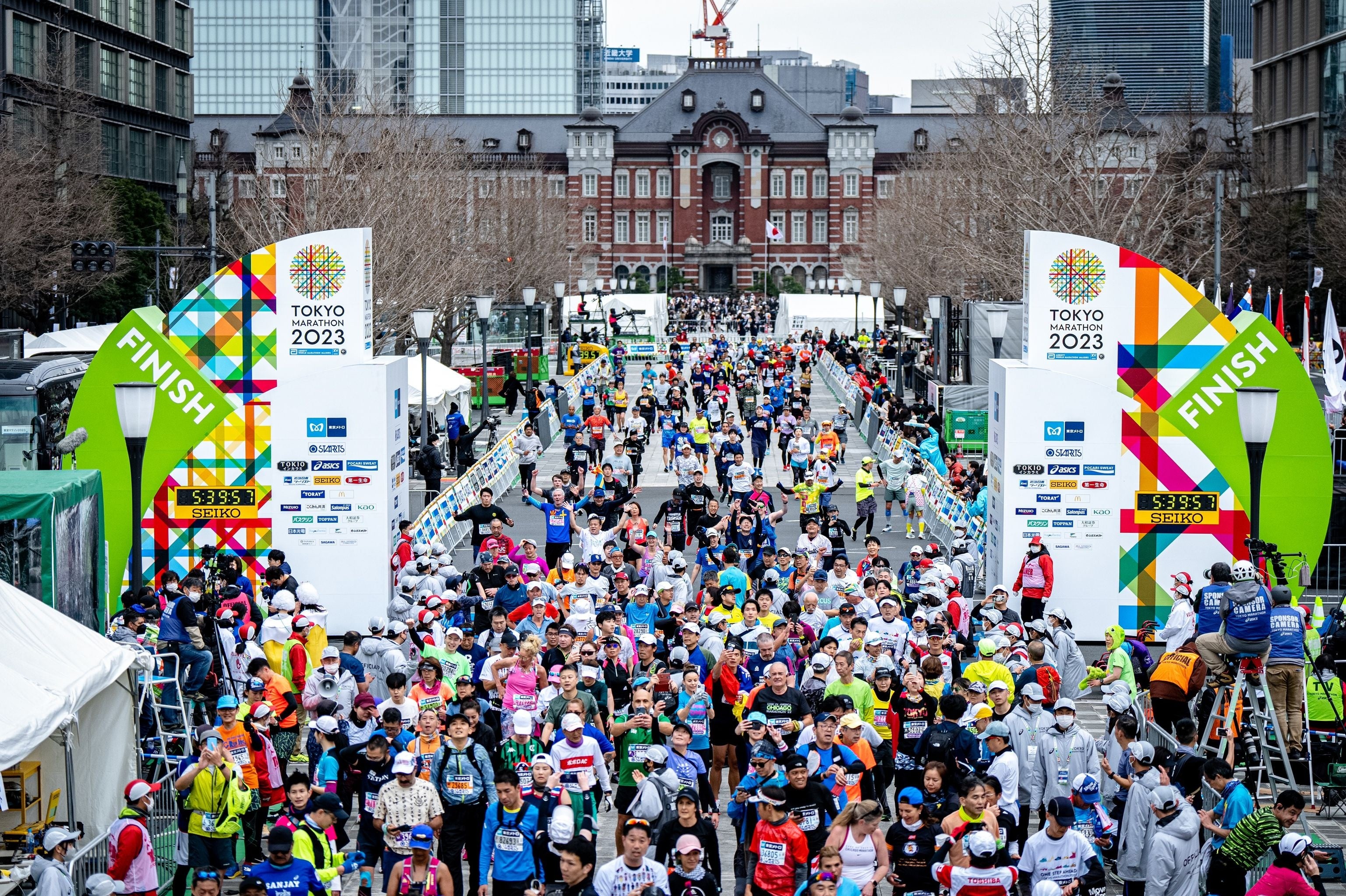 東京マラソン2023の様子　　　　　　　©TOKYO MARATHON FOUNDATION