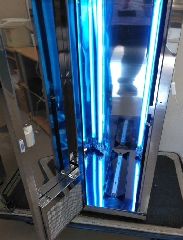 UVC点灯イメージ