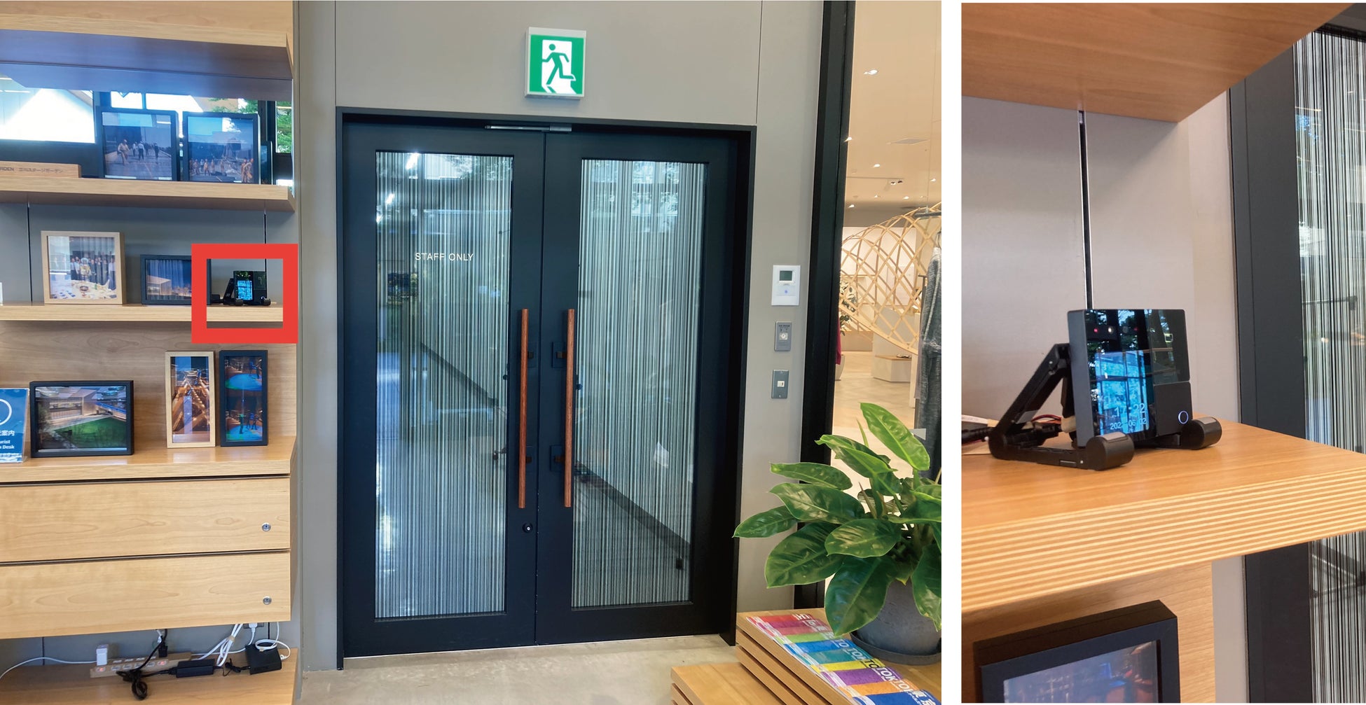 業界最小のPadが空間にスタイリッシュに溶けこみます。