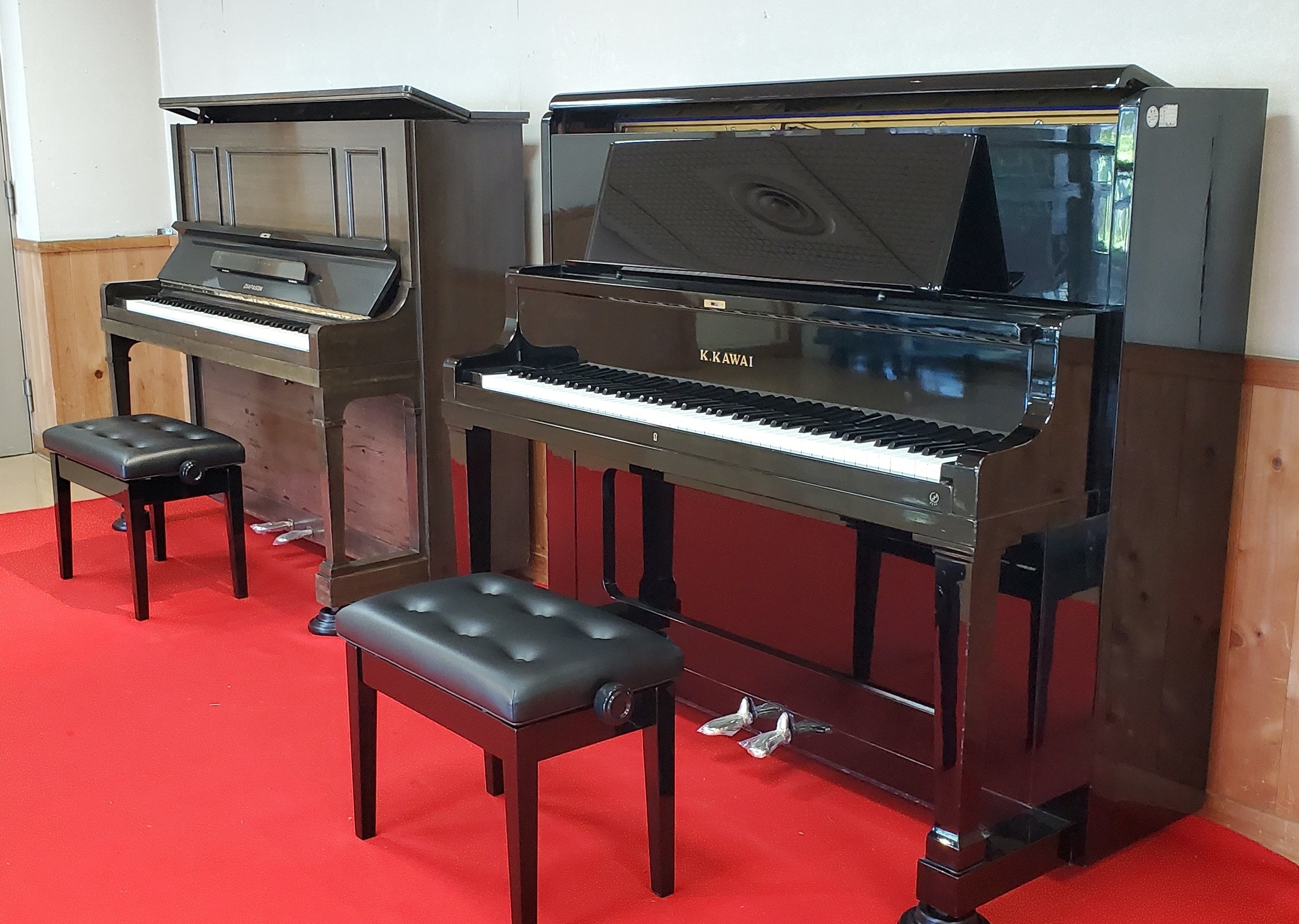 2階のストリートピアノ（イメージ）