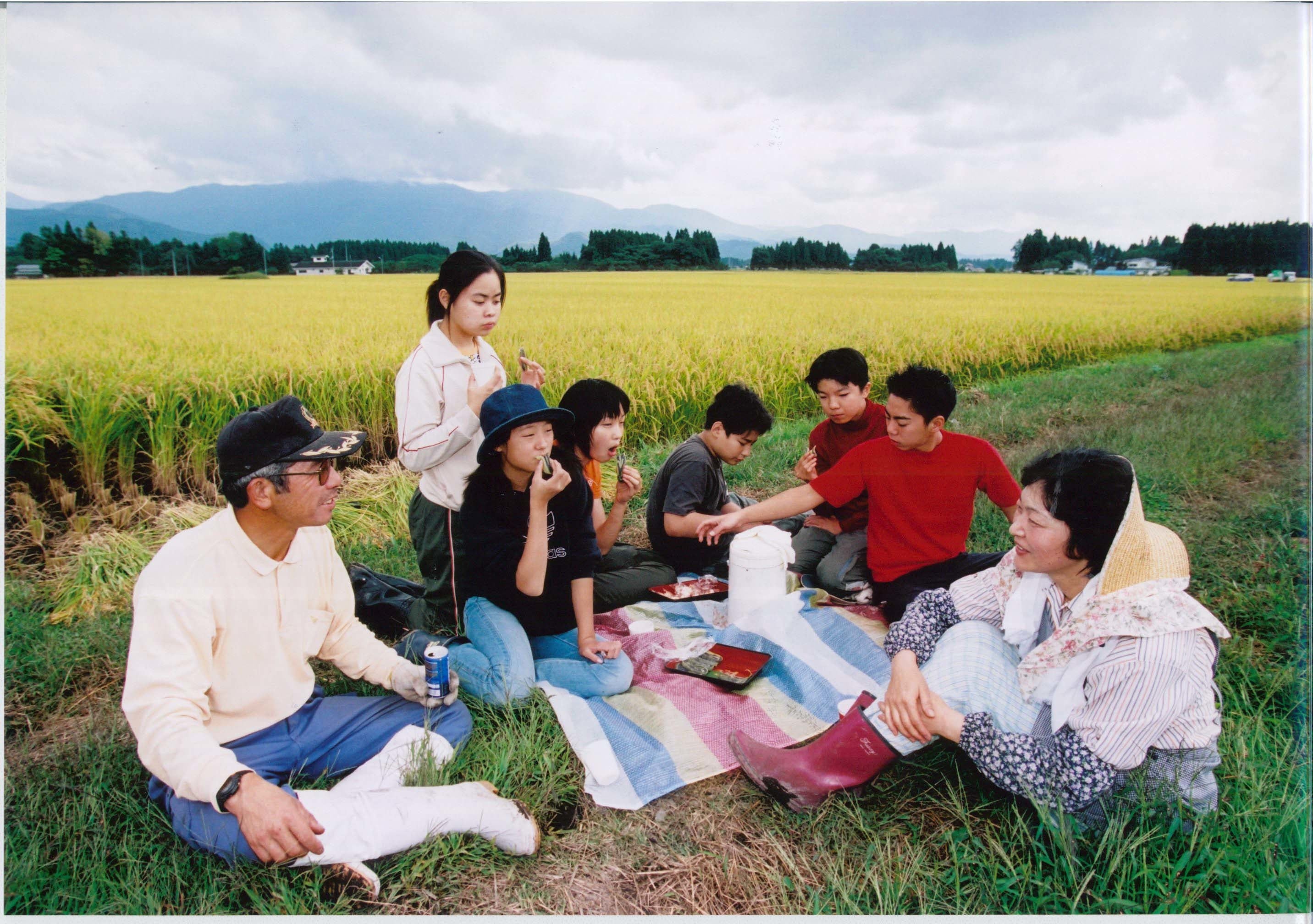 農家体験の様子