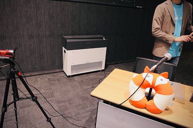 会場内 エアーリア設置状況