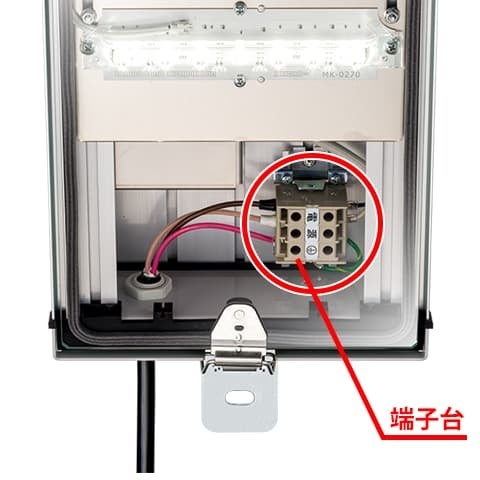 器具内の端子台