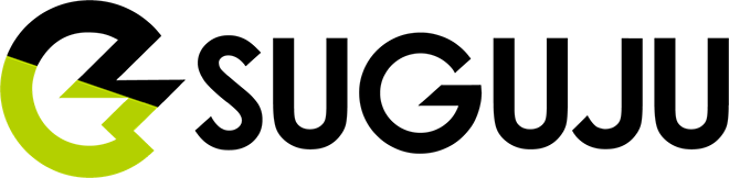 充電ステーションは「スグジュー」のロゴが目印です