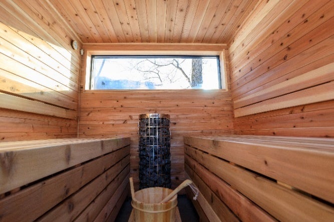 上質なサウナを簡単に導入可能 コンクリートの持つ高いデザイン性と