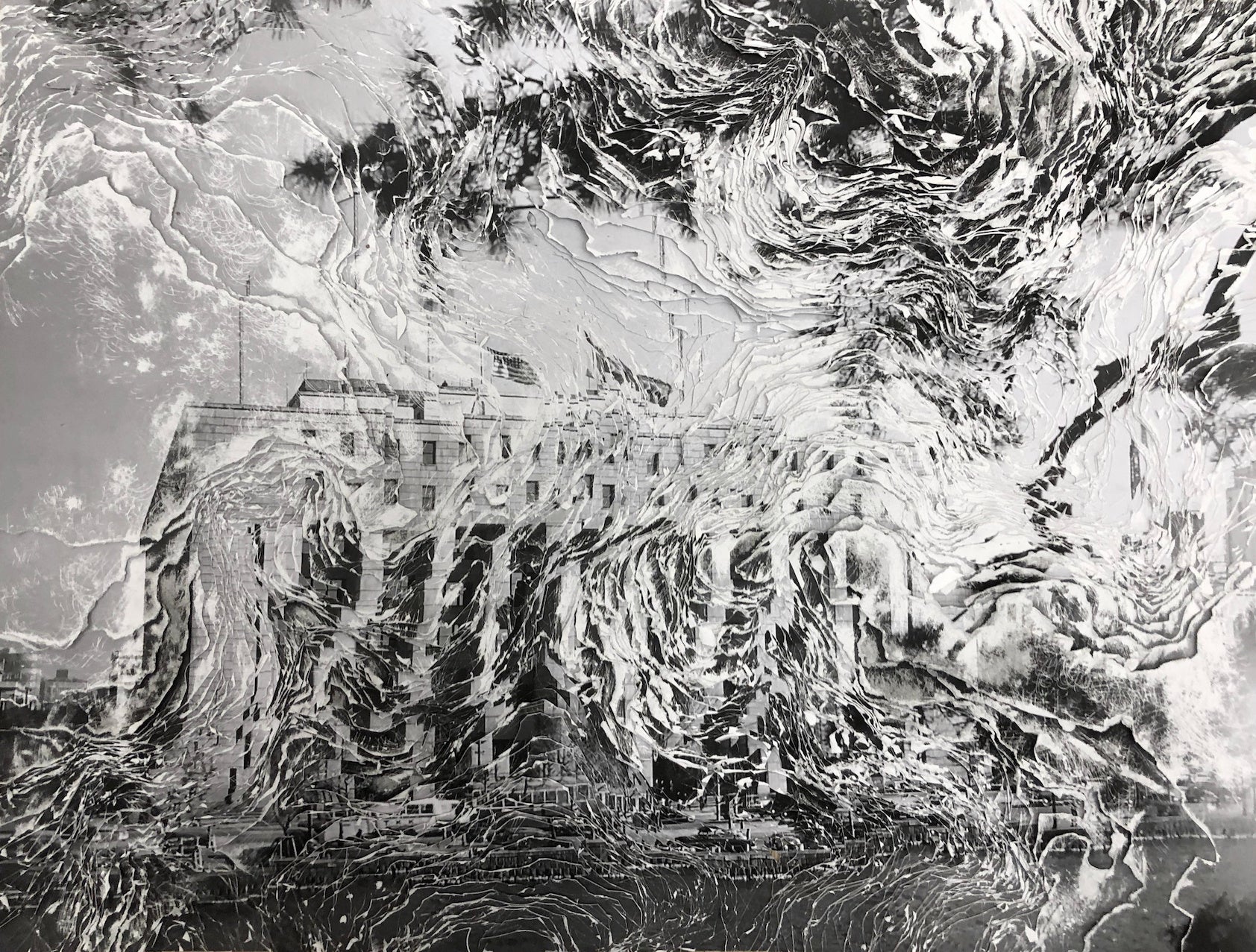 Dai-Ichi Bldg. (GHQ), 2023, Inkjet print, 350 x 458 mm  写真提供・朝日新聞社