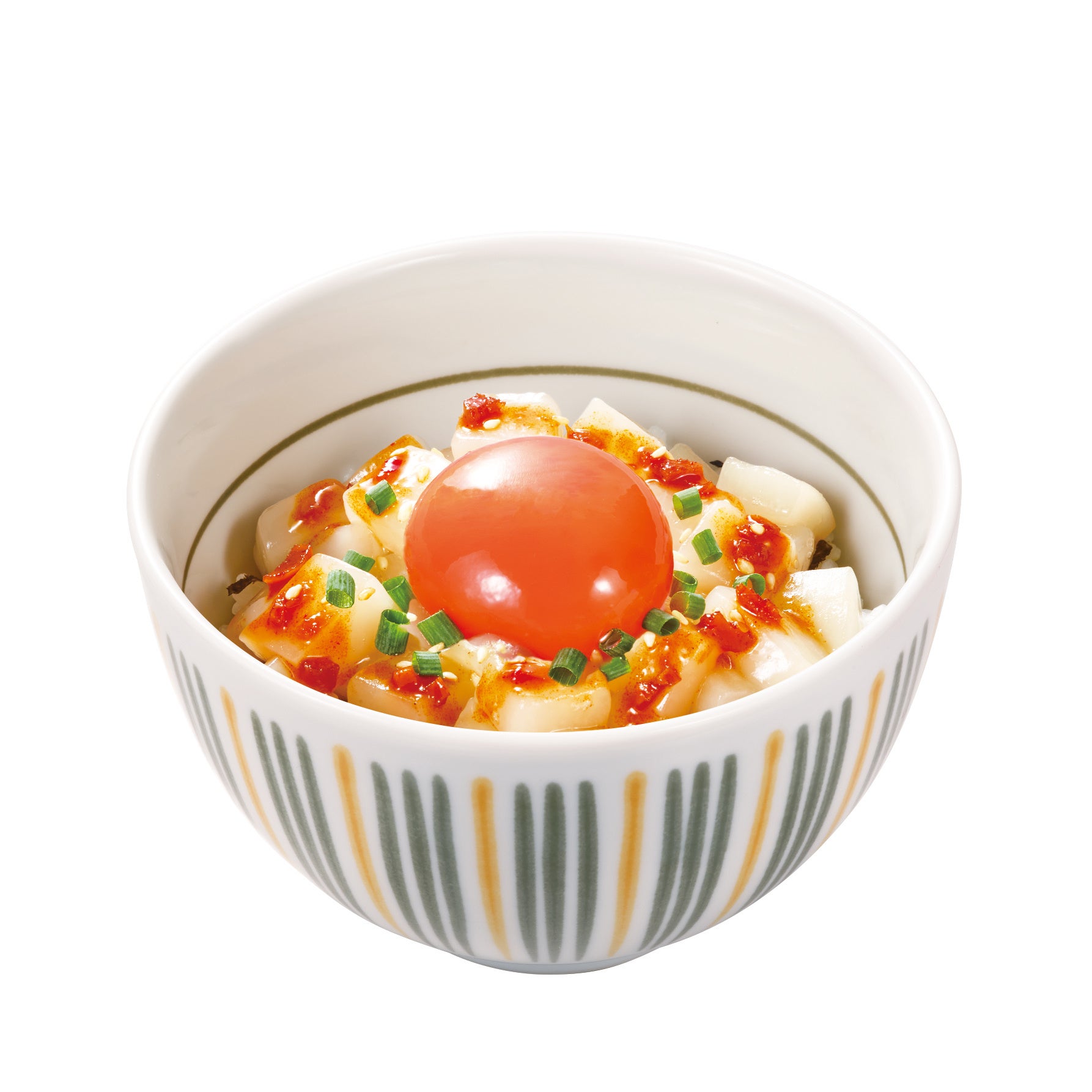 漬け烏賊ユッケ丼（小盛）