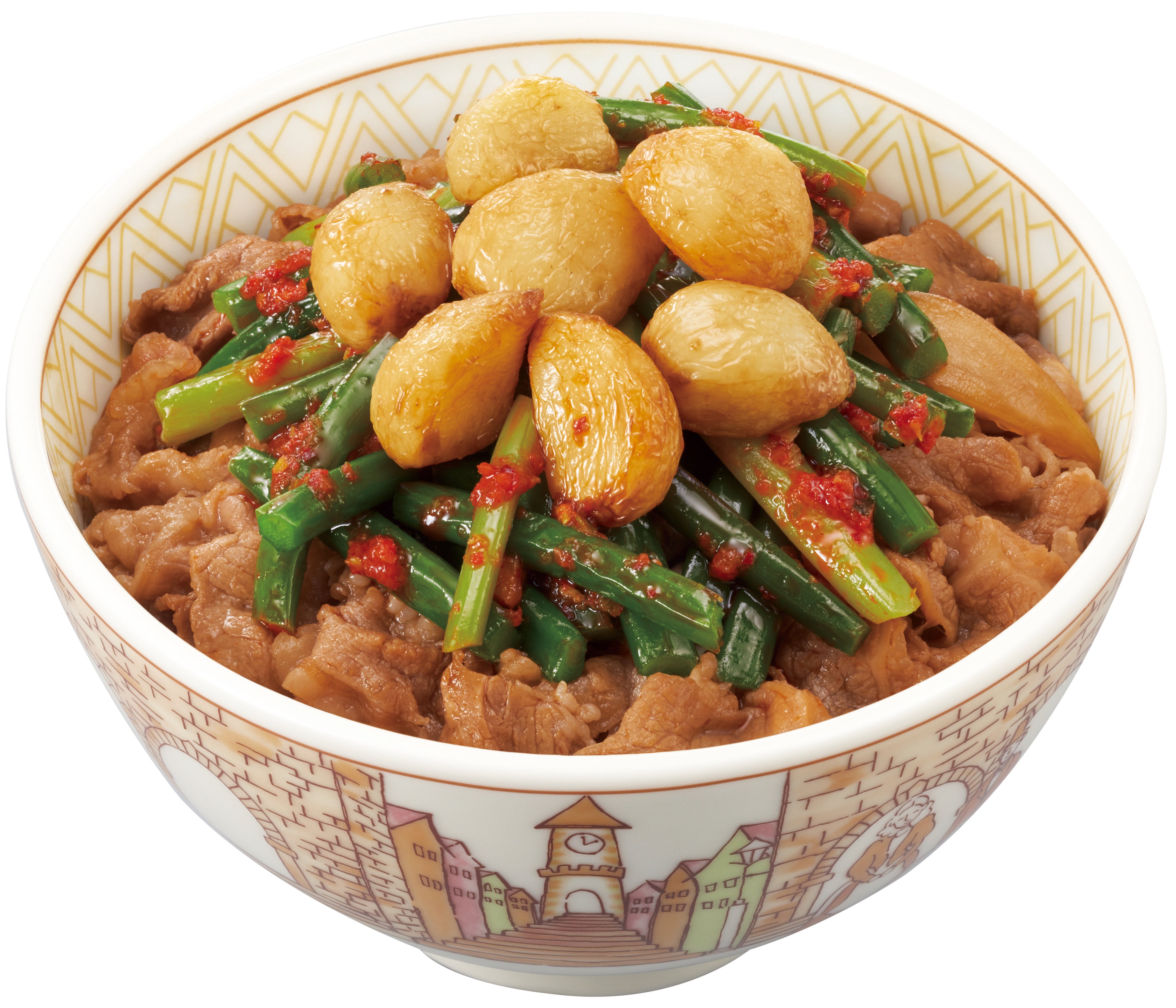 ダブルニンニク牛丼