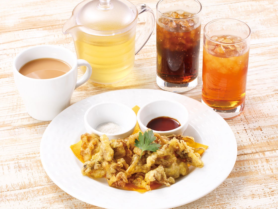 サクサク！舞茸のフリット ドリンクセット
