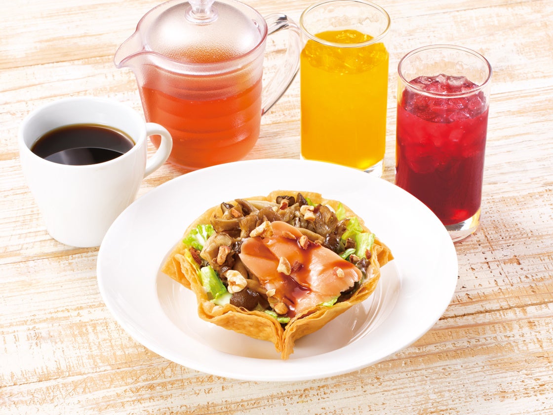 秋のタコサラダ ドリンクセット