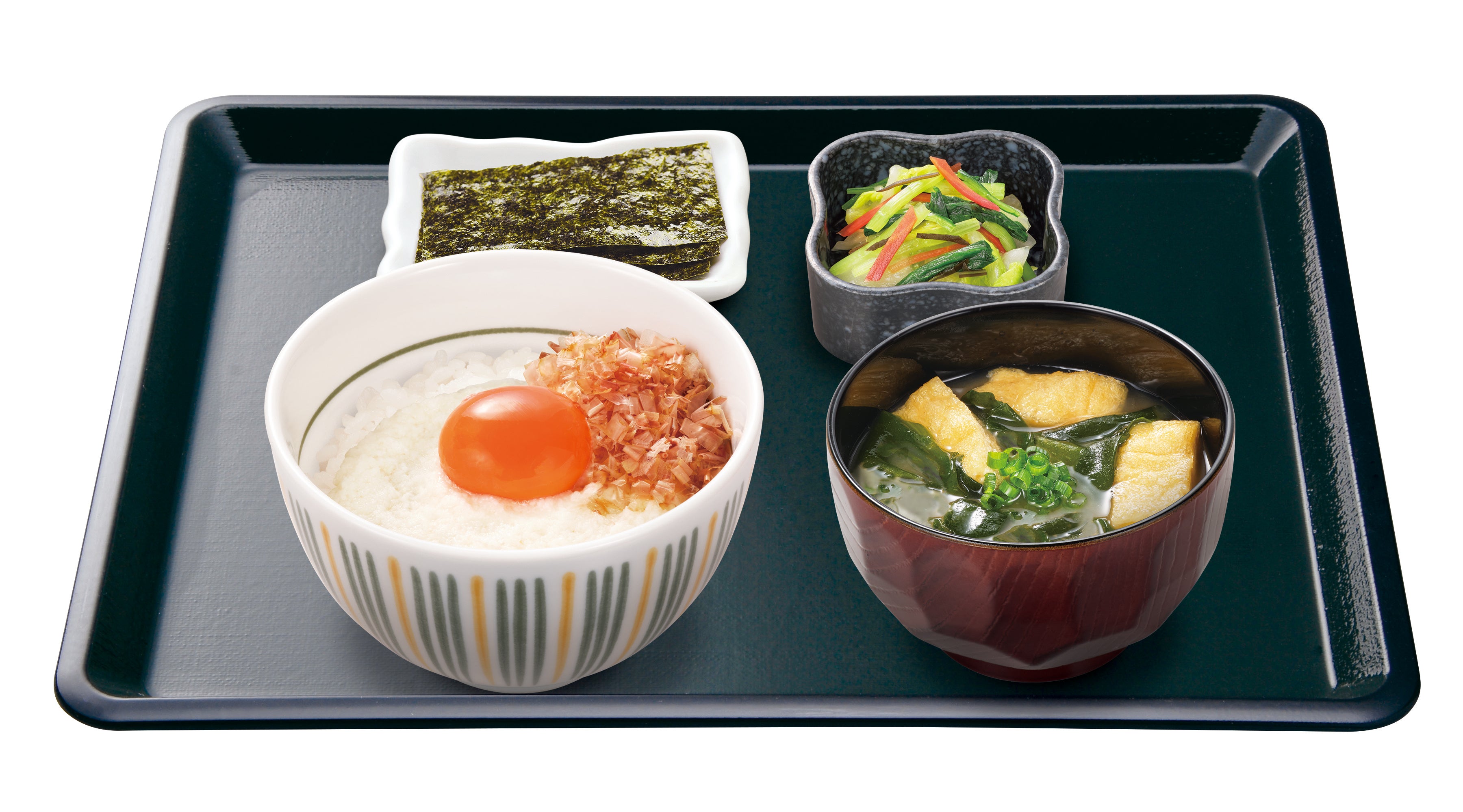 とろろたまかけ朝食