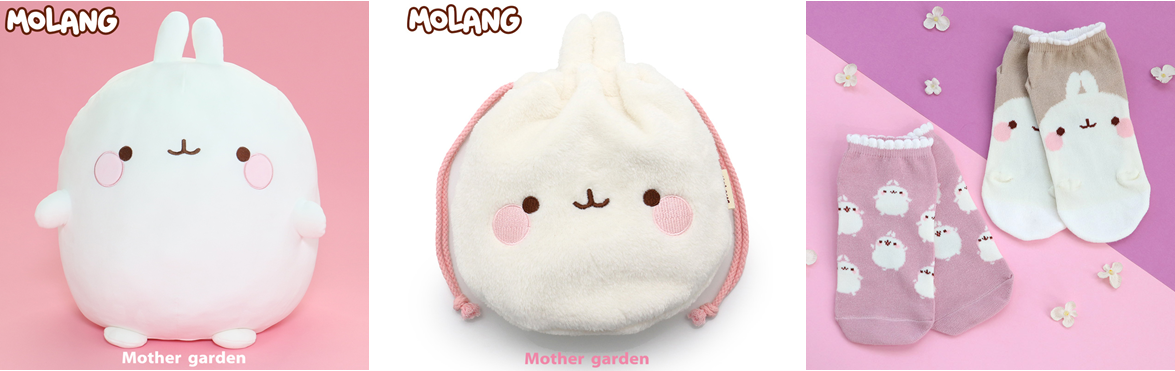 韓国発大人気キャラクター「Molang（モラン）」 Instagram ぬり絵