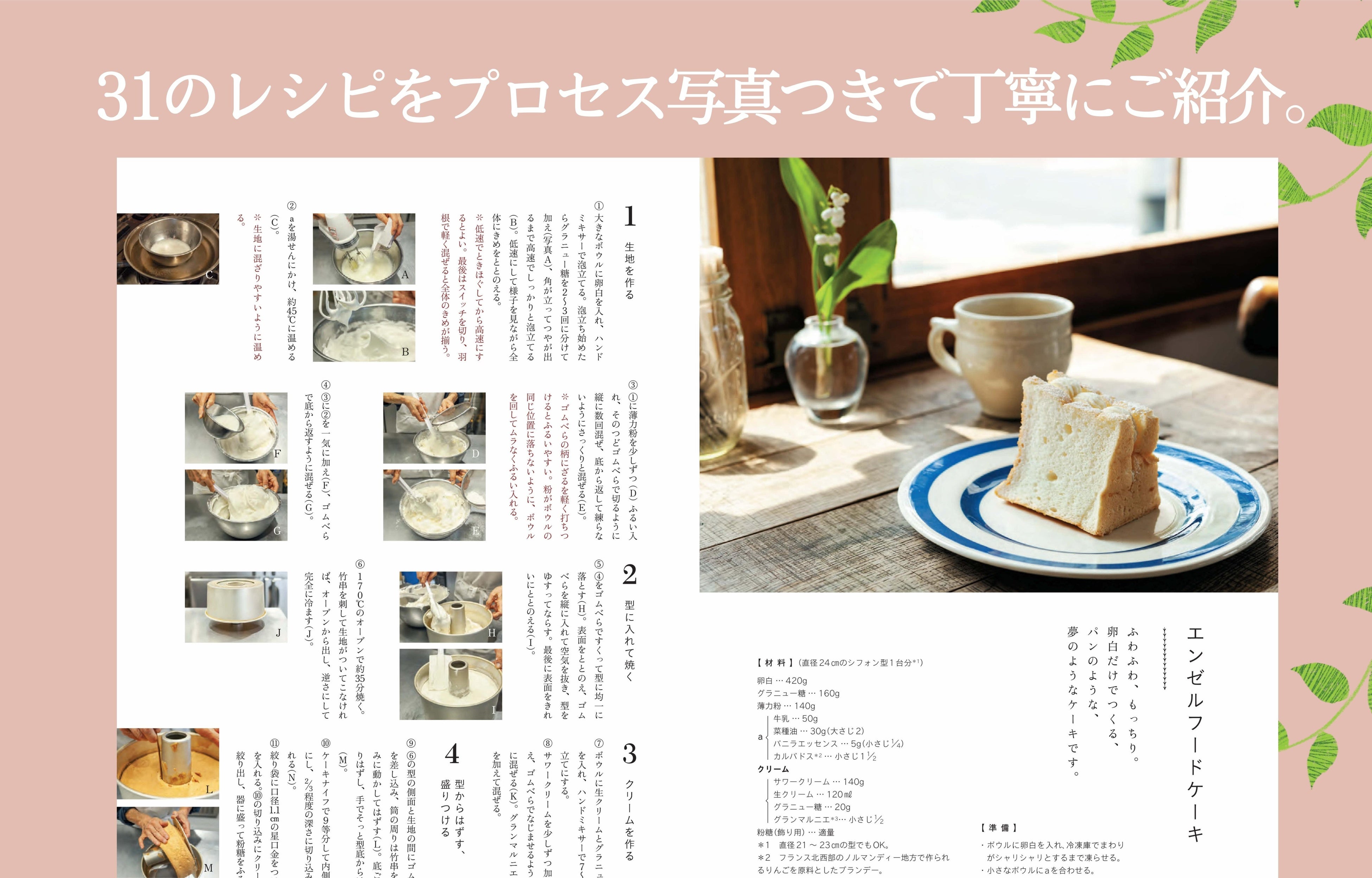 全国の人気カフェが、看板スイーツの秘蔵レシピを大公開