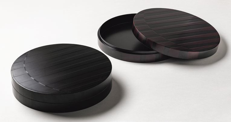 「LINE」菓子器(赤・黒)