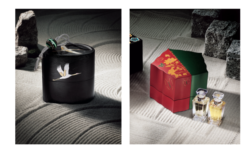 左から）飛翔、牡丹