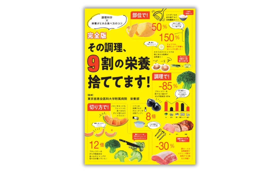 シリーズ累計45万部突破‼】最新版『完全版 その調理、9割の栄養捨てて シリーズ累計45万部突破‼】最新版『完全版 その調理、9割の栄養捨てて